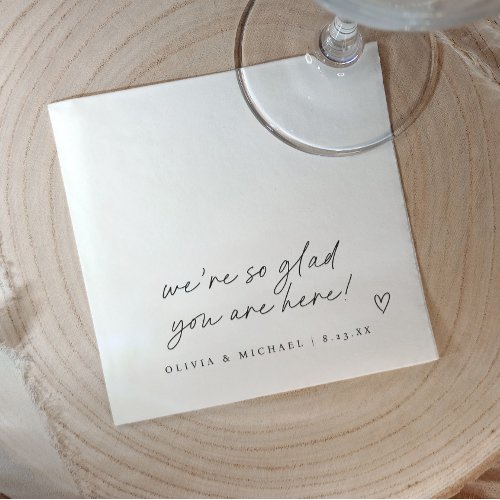 Handwritten love note style heart wedding