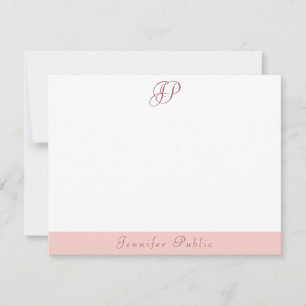 Handwritten Monogram Colorful Modern Template