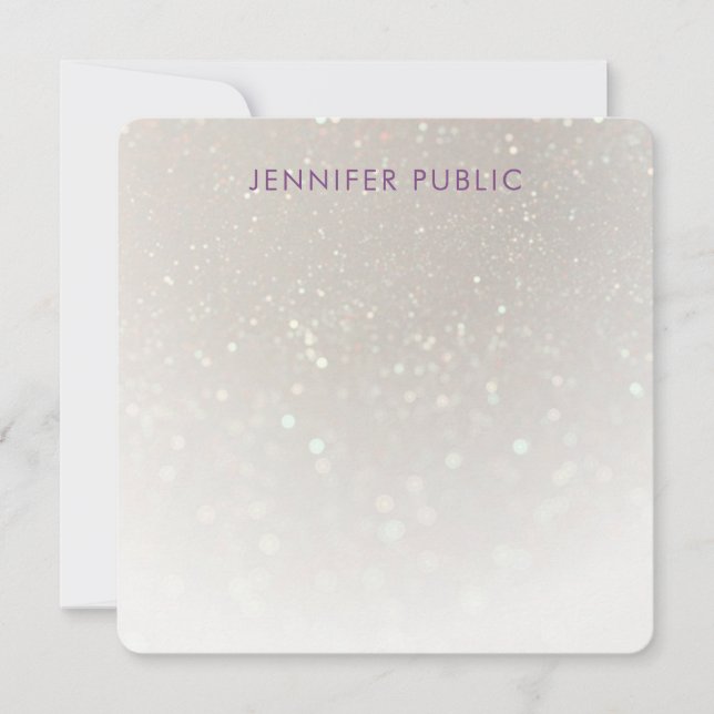 Handwritten Monogram Custom Personalized Template (Front)