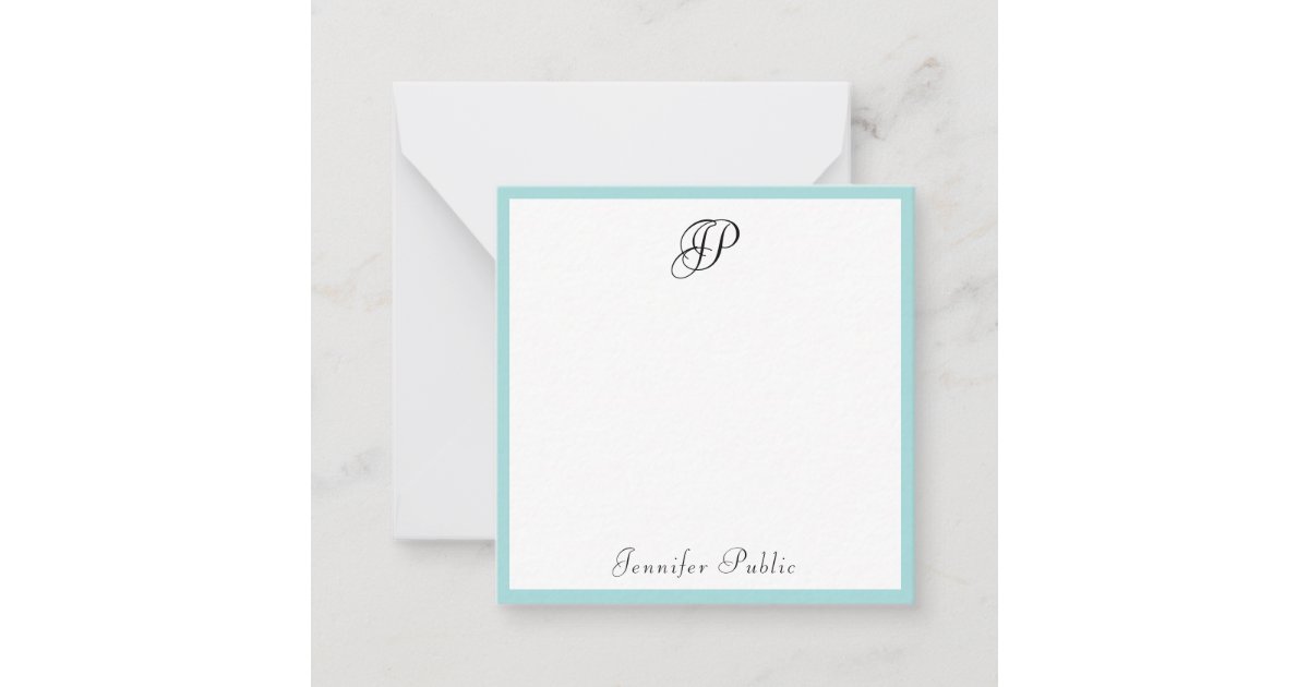 Handwritten Monogram Handwritten Monogrammed Modern Simple Template | Zazzle