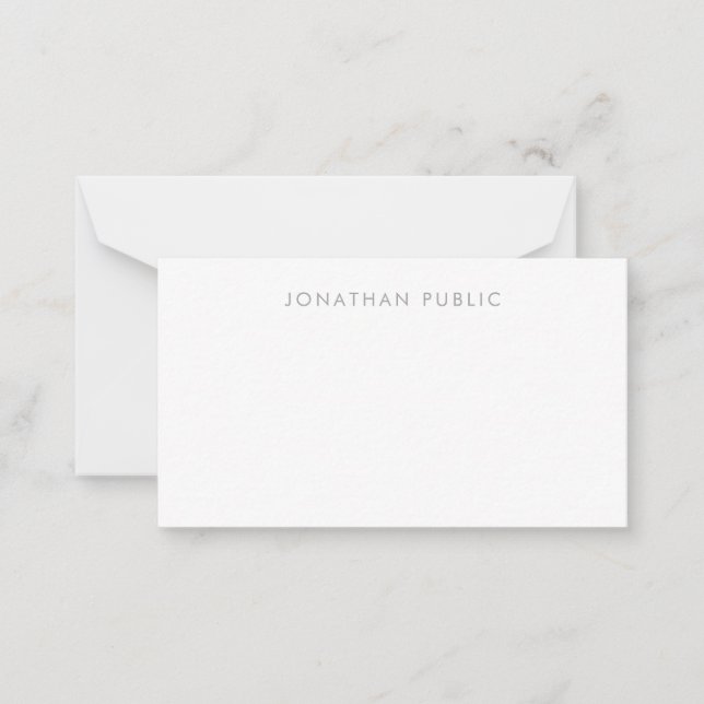 Handwritten Monogrammed Simple Template Minimalist (Front)
