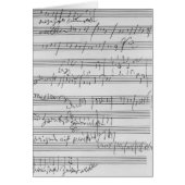 Handwritten musical score (Front)