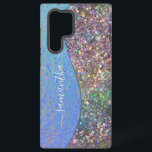 Handwritten Name Iridescent Glitter Shimmer Samsung Galaxy S22 Ultra Case<br><div class="desc">The design is a photo and the cases are not made with actual glitter, sequins, metals or woods. This design is also available on other phone models. Choose Device Type to see other iPhone, Samsung Galaxy or Google cases. Some styles may be changed by selecting Style if that is an...</div>