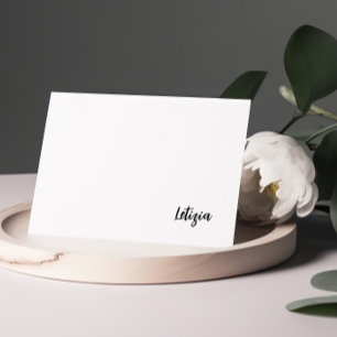 Handwritten Name Note Cards