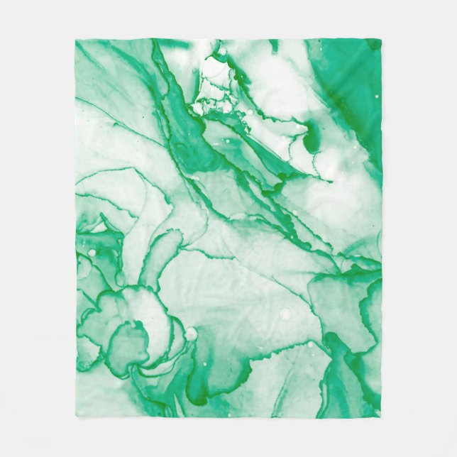 Handwritten neon glowing text Make Your Own Magic  Fleece Blanket (Front)