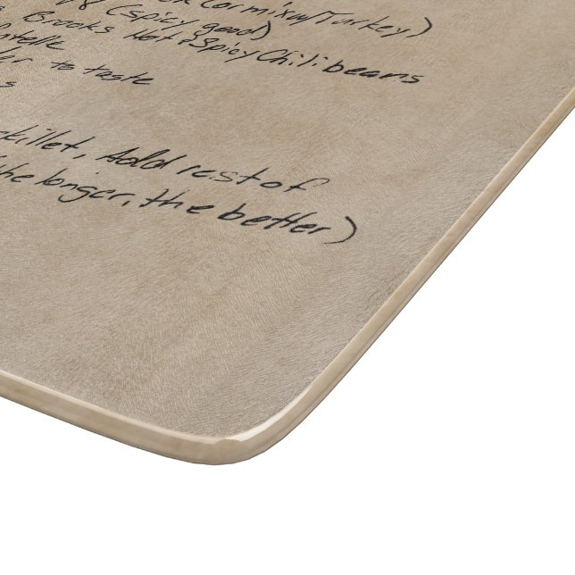 Discover Handwritten Recipe Family Keepsake Custom Photo Cutting Board