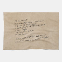 Handwritten Recipe Family Keepsake Custom Photo