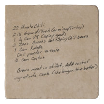 Handwritten Recipe Family Keepsake Custom Photo