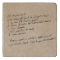 Handwritten Recipe Family Keepsake Custom Photo