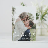 Handwritten Save the Date Card - Save The Dates (Standing Front)