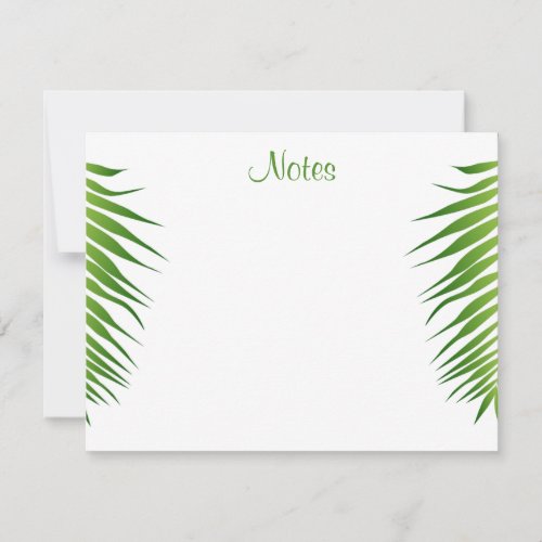 Handwritten Script Palm Leaves Template Floral