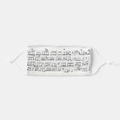 Handwritten Sheet Music Song Keep Of The Promise Adult Cloth Face Mask (Front, Folded)