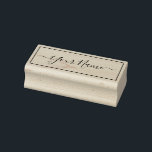 Handwritten Signature in a Rectangular Frame Rubber Stamp<br><div class="desc">Handwritten Signature in a Rectangular Frame</div>