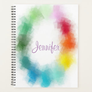 Handwritten Template Modern Elegant Colorful Planner