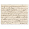 Handwritten Vintage Sheet Music Beige Tissue Paper