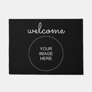 Handwritten Welcome Your Image Or Logo Here Doormat