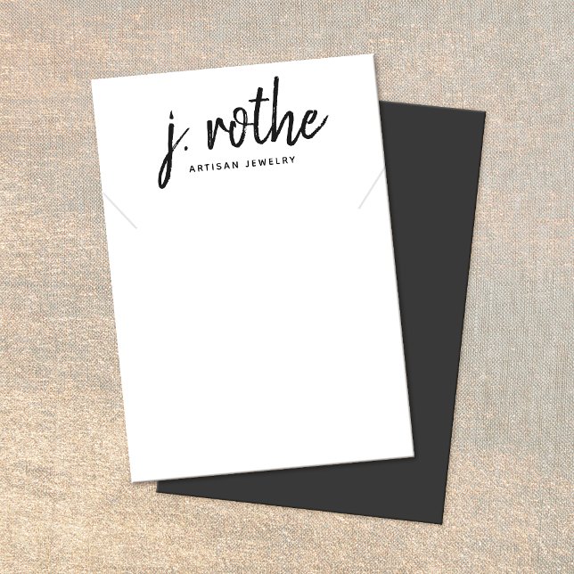 Handwritten White Necklace Jewelry Display (Creator Uploaded)