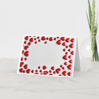 "Handwritten with Love: Valentine’s Greetings Letterpress Thank You Card
