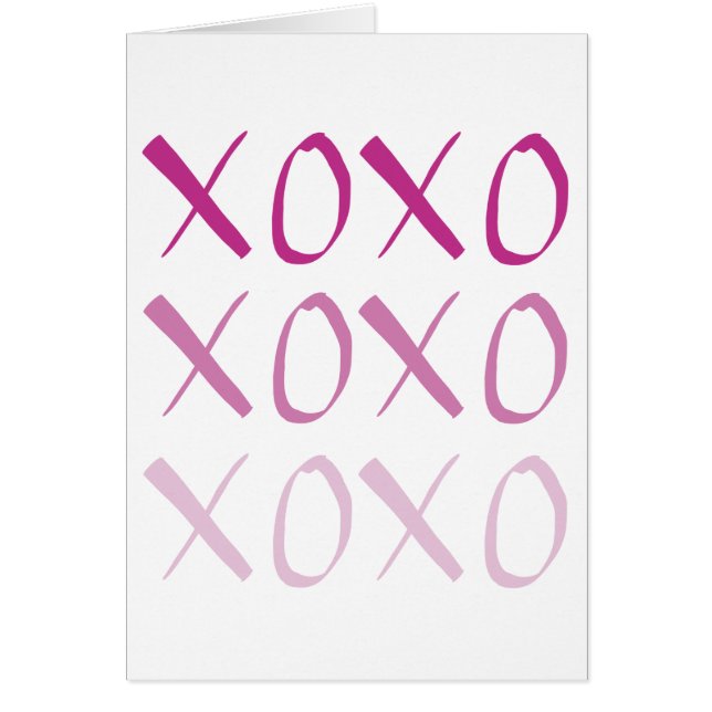 Handwritten XOXO Cards (Front)