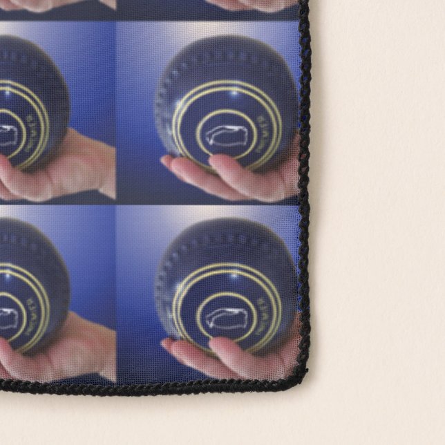 Handy At Lawn Bowls, Scarf (Detail)
