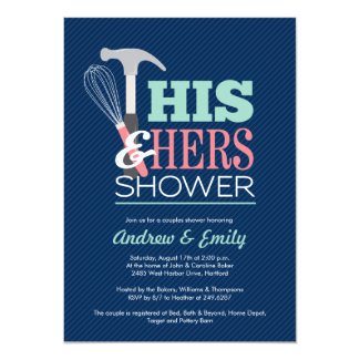 Handy Couple Shower Invitation