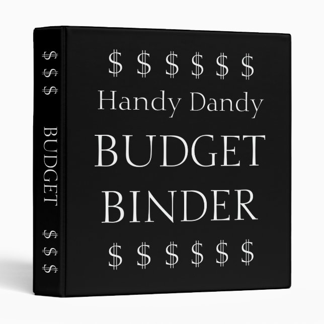 Handy Dandy Budget Binder (Front/Spine)