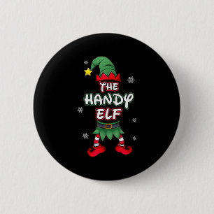 Handy Elf Christmas Pajamas Pjs Matching Family Gr Button