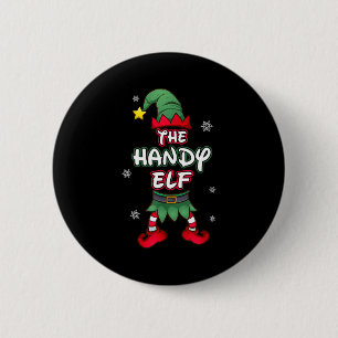Handy Elf Christmas Pajamas Pjs Matching Family Gr Button