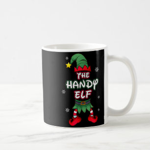 Handy Elf Christmas Pajamas Pjs Matching Family Gr Coffee Mug