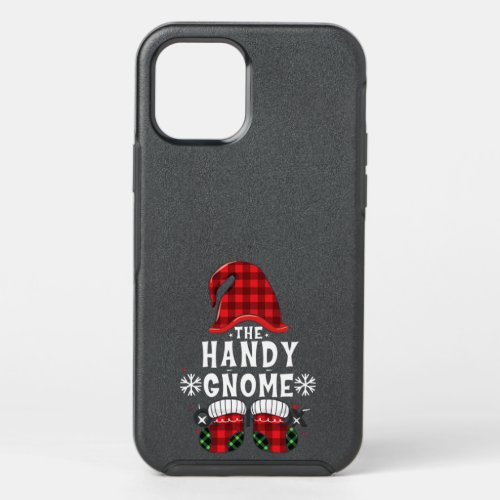 Handy Gnome Buffalo Plaid Christmas Family matchin OtterBox Symmetry iPhone 12 Pro Case