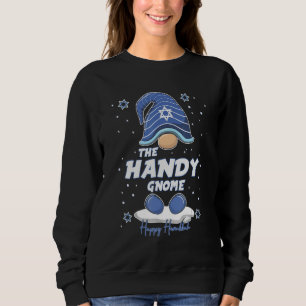 Handy Gnome Hanukkah Family Matching for men wome Sweatshirt