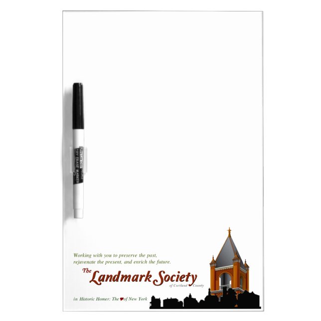 Handy Homer Landmark Society Dry Erase Board (Front)
