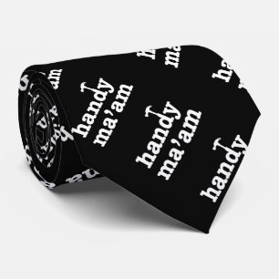 Handy Ma'am Tools Female Woman Maintenance Worker Neck Tie