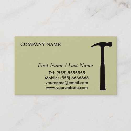 Handy Man Business Card