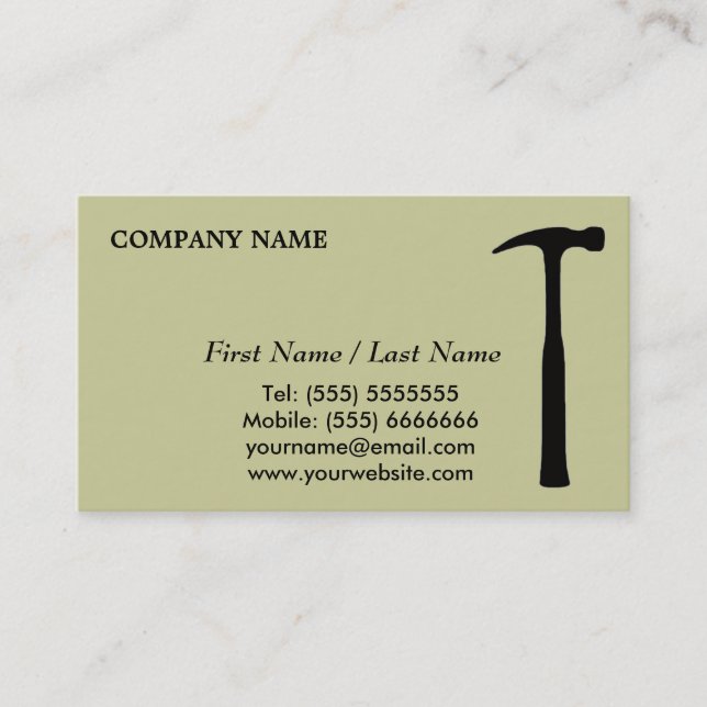 Handy Man Business Card (Front)