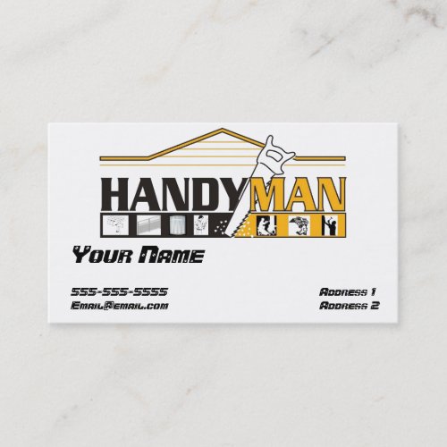 Handy Man Business card
