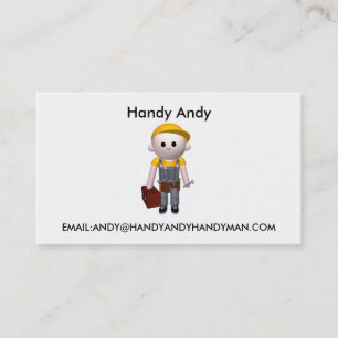 Handy man business card