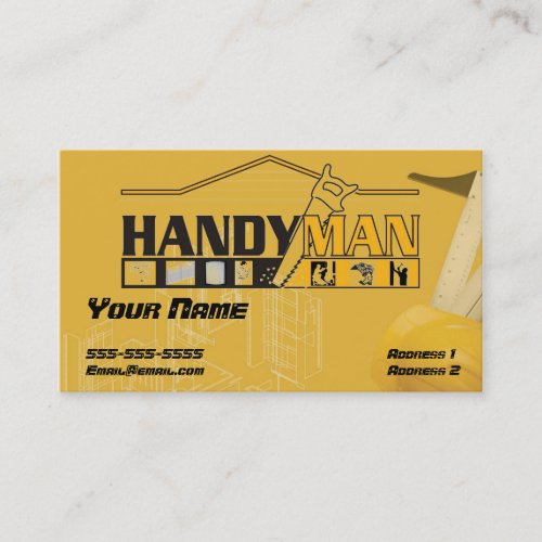 Handy Man Business card