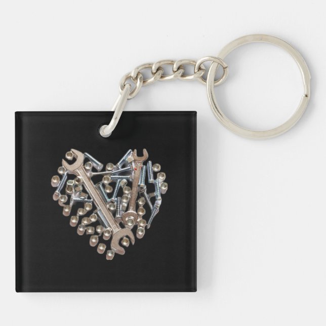 Handy Man Custom Keychain (Back)