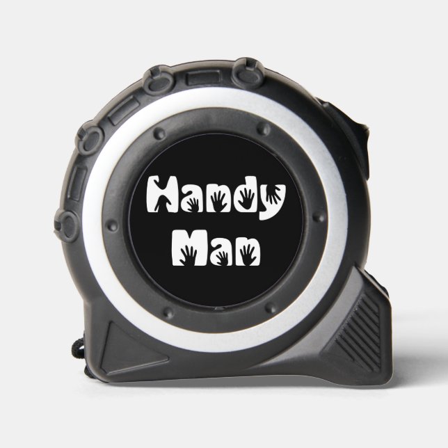 Handy Man   T-Shirt Tape Measure (Front)