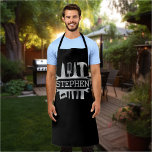 Handy Man Tools Monogram Name Apron<br><div class="desc">This design may be personalized by choosing the customize option to add text or make other changes. If this product has the option to transfer the design to another item, please make sure to adjust the design to fit if needed. Contact me at colorflowcreations@gmail.com if you wish to have this...</div>