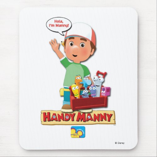 Handy Manny And His Talking Tools Disney Mouse Pad