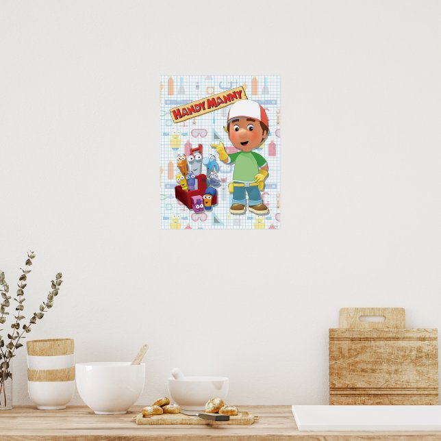 Handy Manny and his Talking Tools Poster | Zazzle