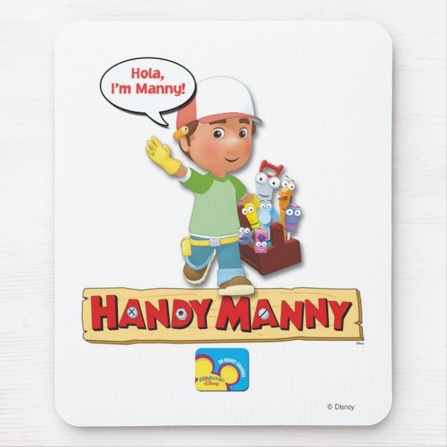 Handy Manny Disney Mouse Pad (Front)