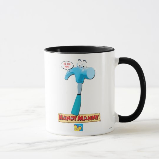 Handy Manny's Pat the Hammer, "Hi, I'm Pat!" Mug