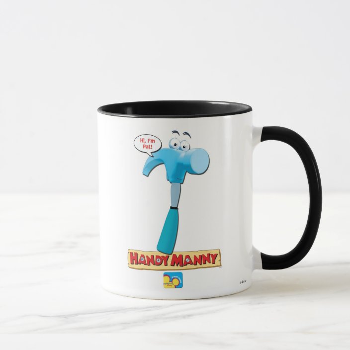 Handy Manny's Pat the Hammer, "Hi, I'm Pat!" Mug