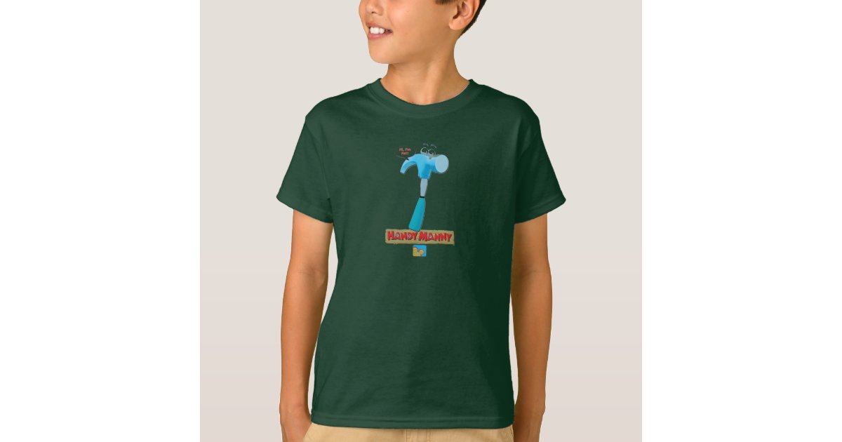 Handy Manny's Pat the Hammer, "Hi, I'm Pat!" TShirt Zazzle