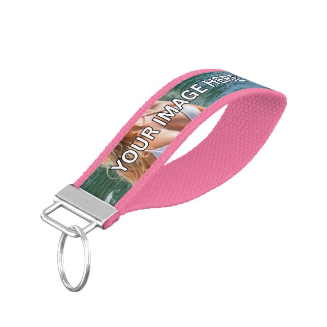 HANDY! 🖐️ Wrist Keychain – Add Image or Text (Angled Down)