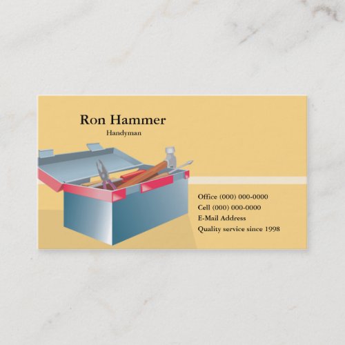 Handyman 2 business card template