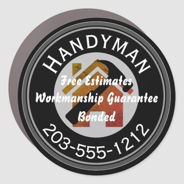 Handyman Advertising Magnet - HAMbyWG (Front)